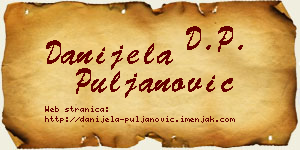 Danijela Puljanović vizit kartica